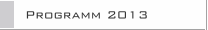 Programm 2013